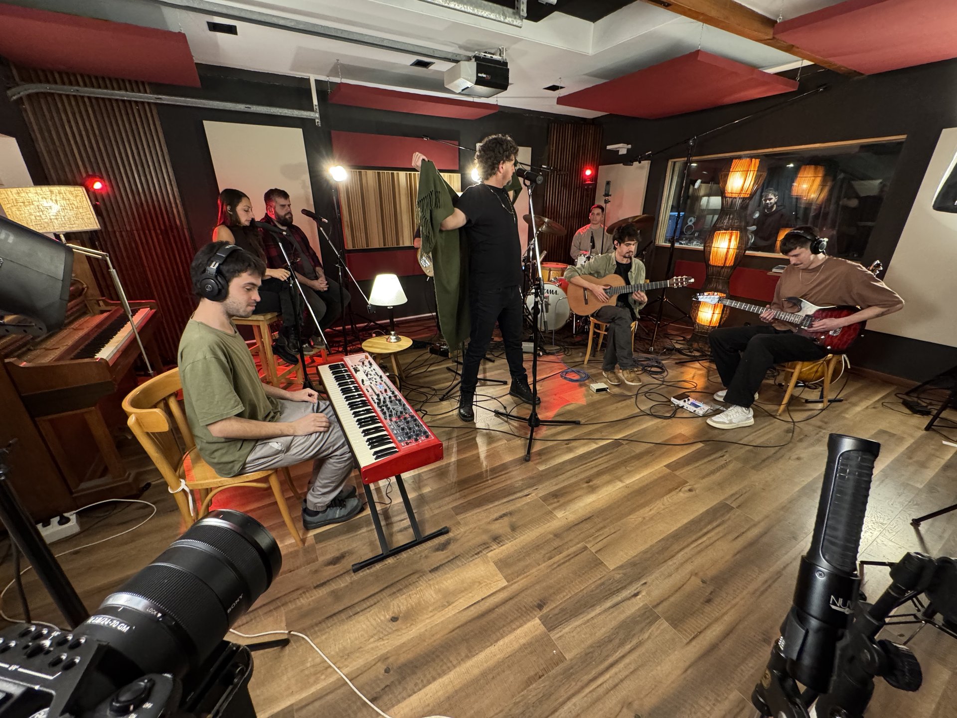 Sala preparada para filmación 1