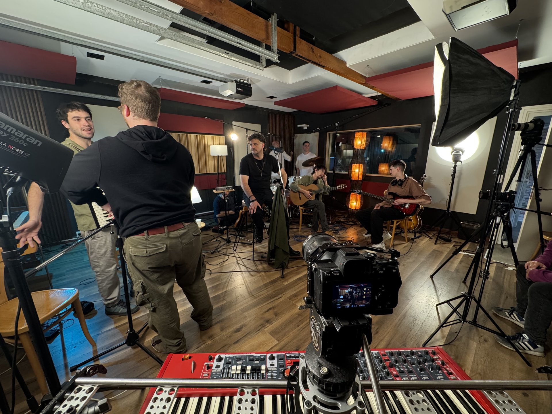 Sala preparada para filmación 2